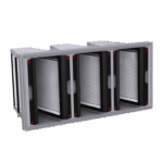 filtre compact pour centrale de traitement d'air industriel