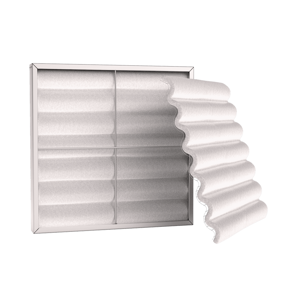 Filtre média plissé cadre galva rechargeable monobloc – Image 2