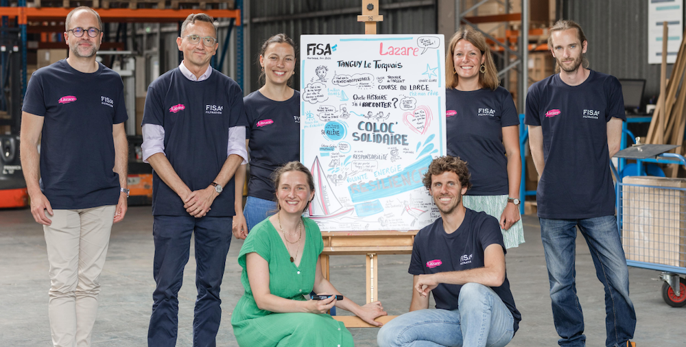 Tanguy Le Turquais et le CODIR FISA